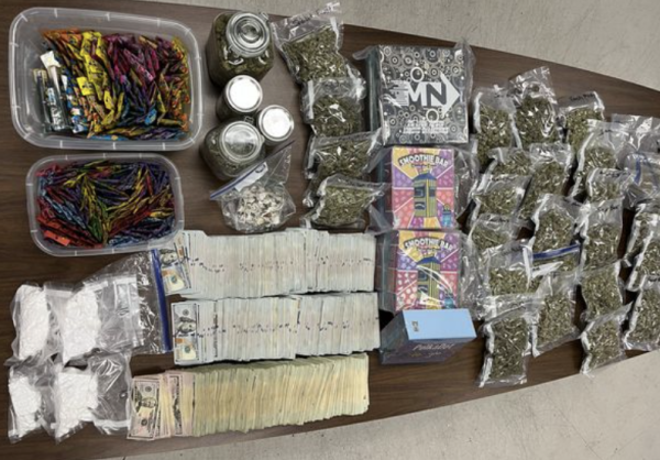 OPD’s Vice and Narcotics unit seized cocaine, marijuana, THC cartridges, drug paraphernalia and money from two Oshkosh homes Oct. 24.